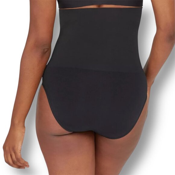Spanx Assets 6F Black Red Hot Label Super Firm Control High Waist Shaping Panty - Picture 3 of 8